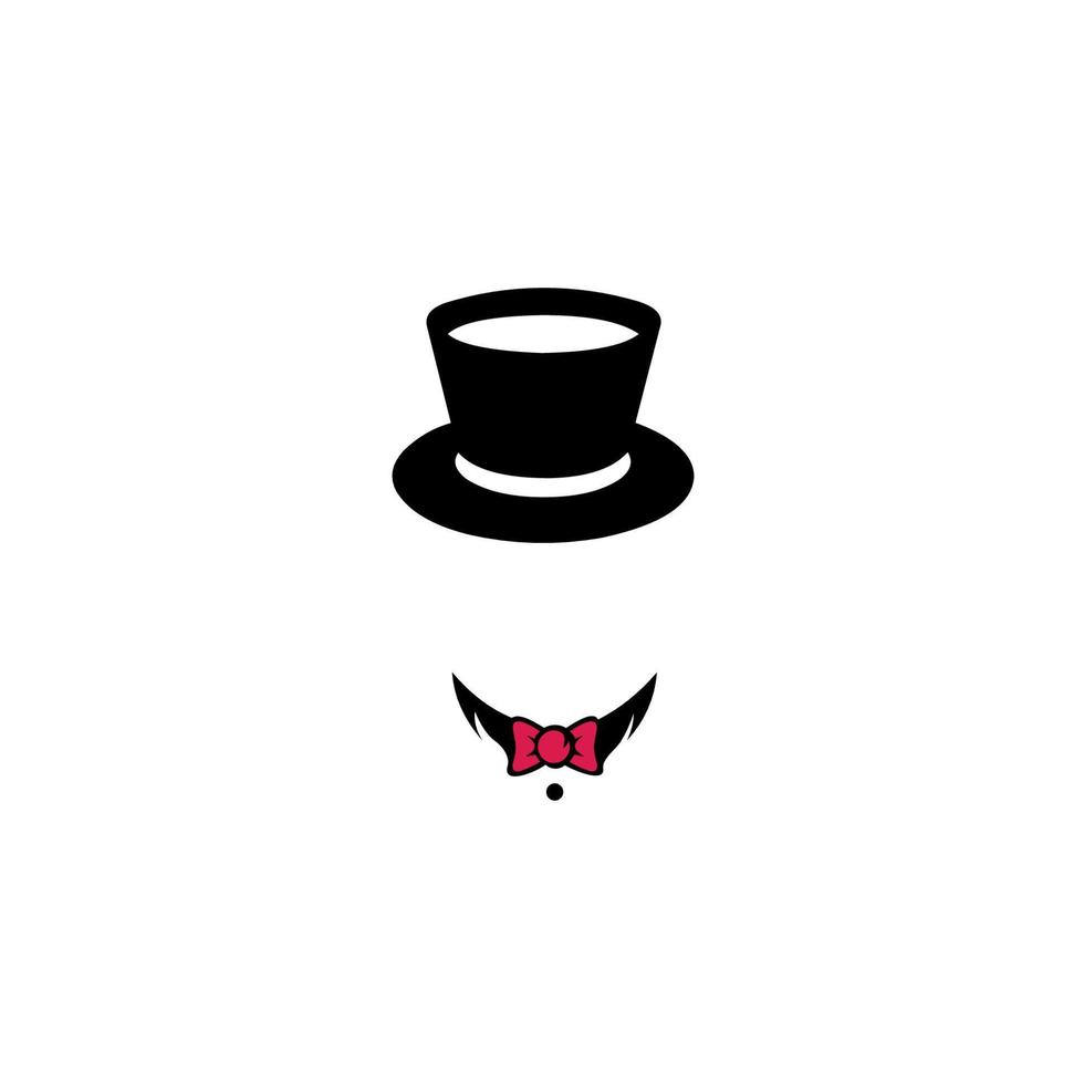 Detail Man In Top Hat Logo Nomer 8
