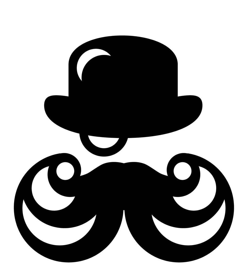 Detail Man In Top Hat Logo Nomer 11