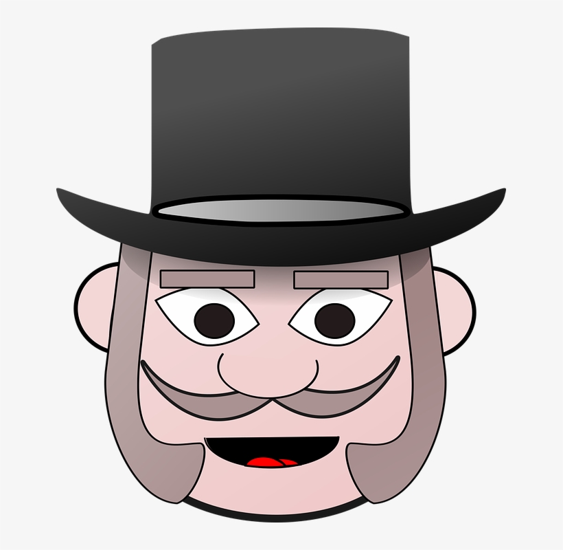 Detail Man In Top Hat Logo Nomer 14