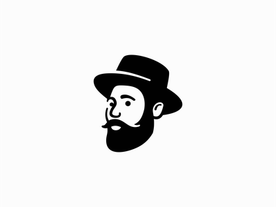 Detail Man In Top Hat Logo Nomer 19