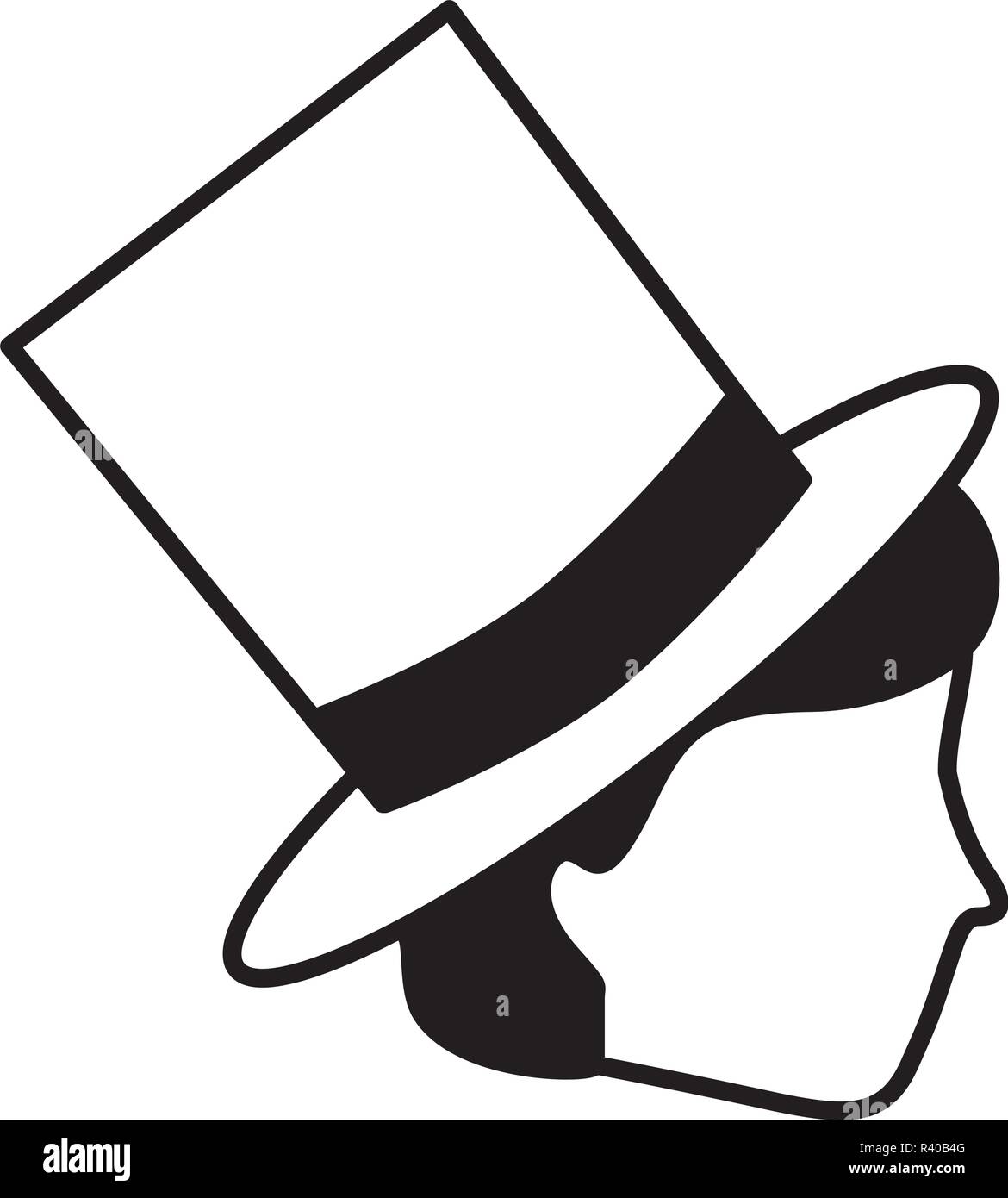 Detail Man In Top Hat Logo Nomer 4