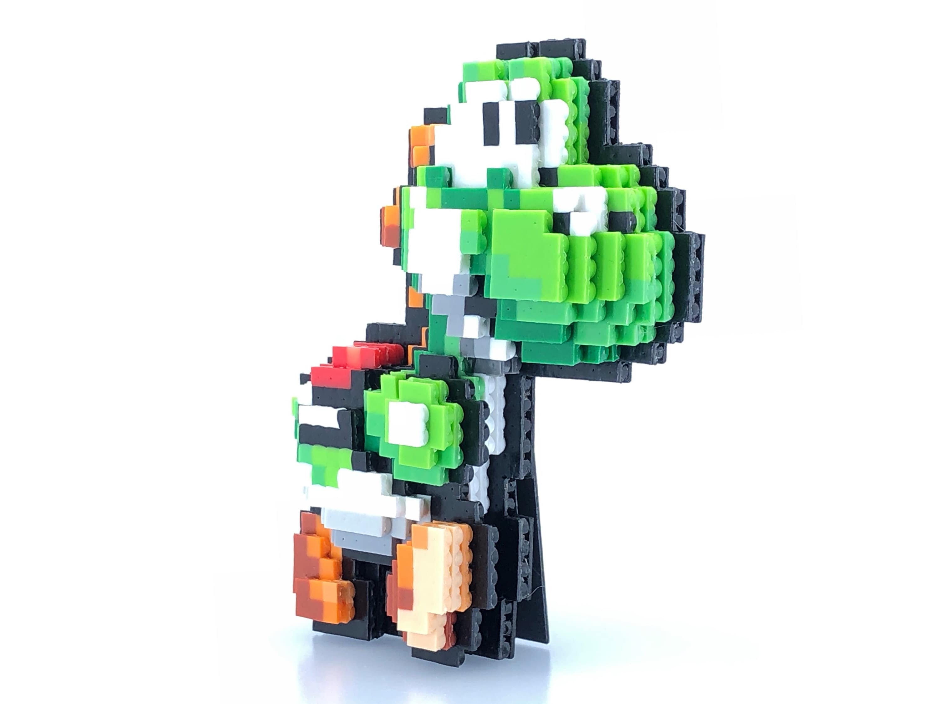 Detail Mario And Yoshi Pixel Art Nomer 23