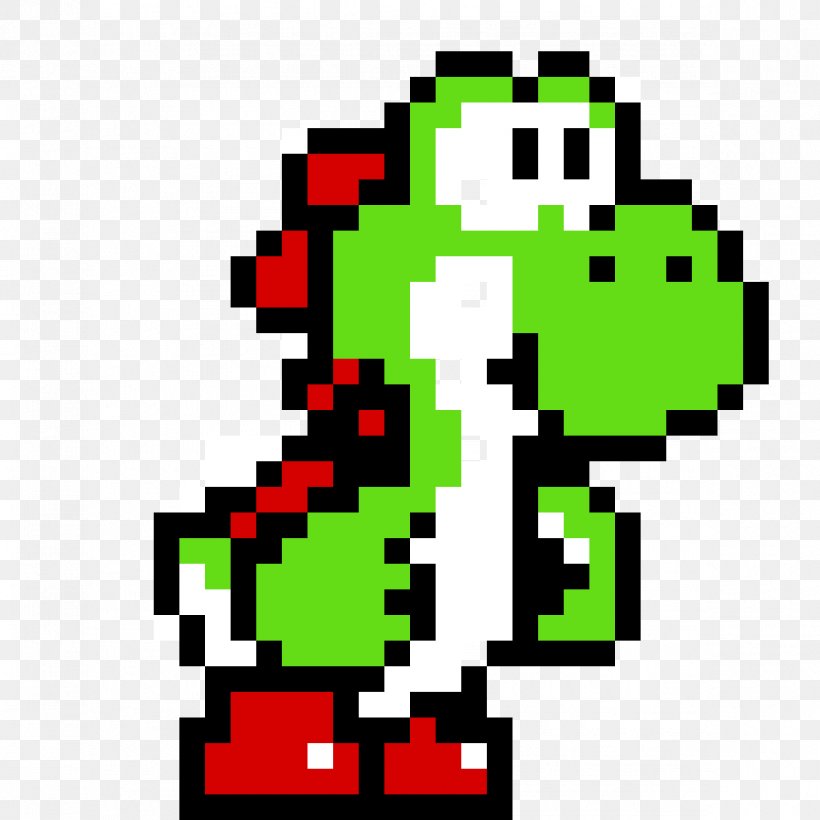 Detail Mario And Yoshi Pixel Art Nomer 7
