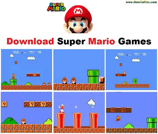 Detail Free Download Super Mario Game Nomer 16