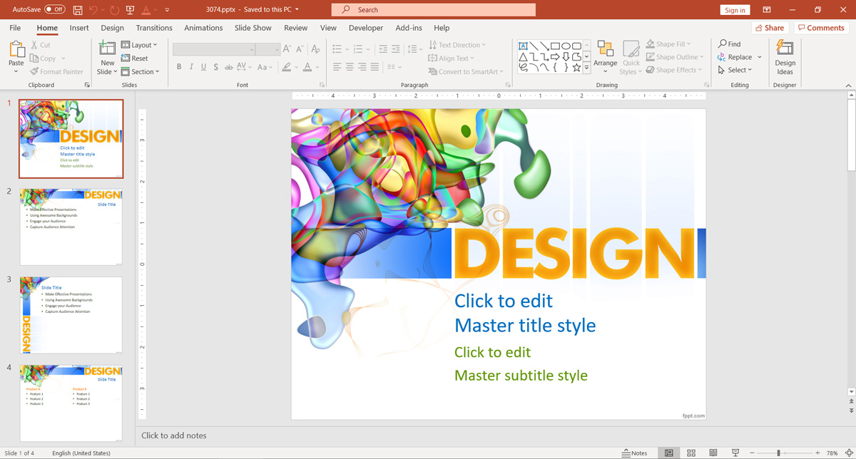 Detail Free Download Template Powerpoint 2013 Keren Nomer 23