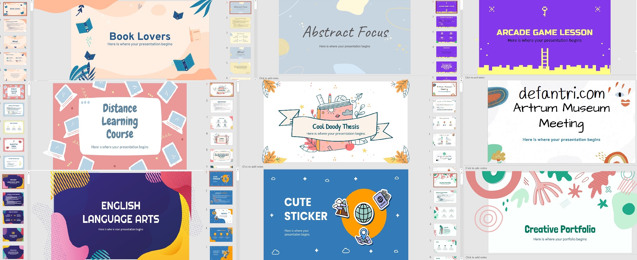 Detail Free Download Template Powerpoint 2013 Keren Nomer 32