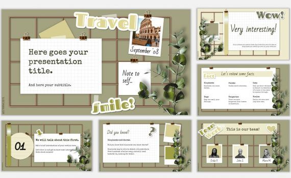 Detail Free Download Template Powerpoint Aesthetic Nomer 13