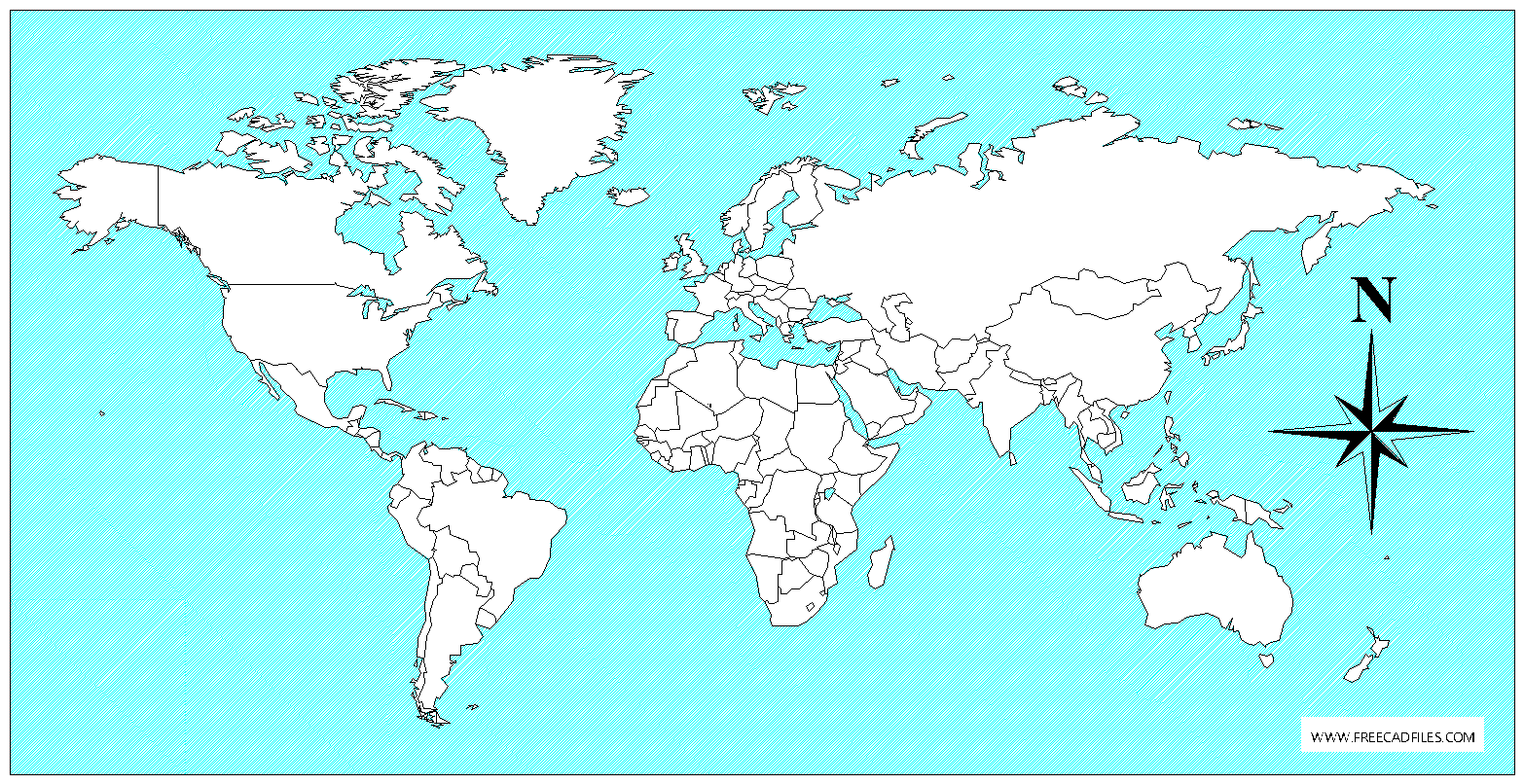 Detail Free Download World Map Nomer 28