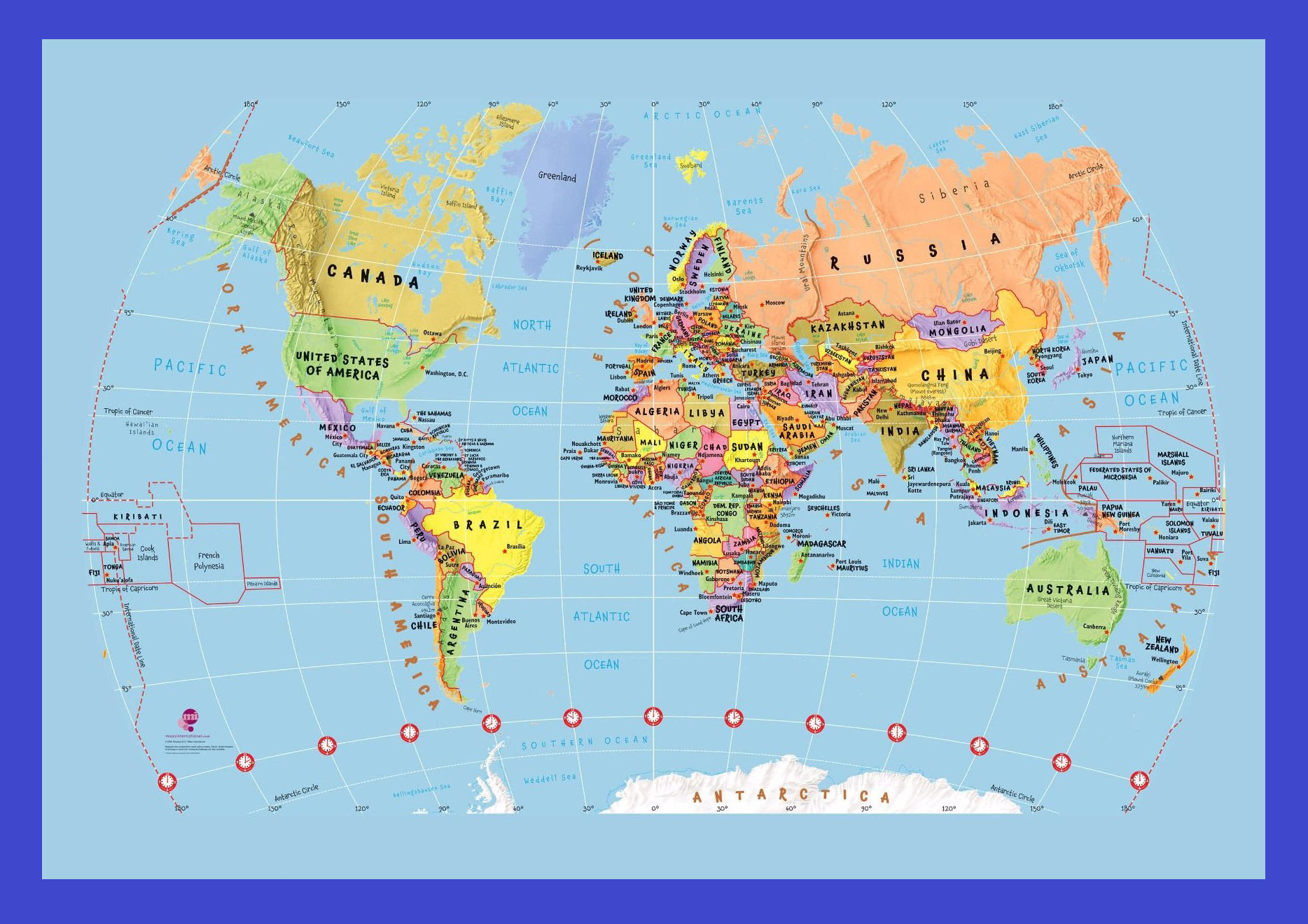 Detail Free Download World Map Nomer 7