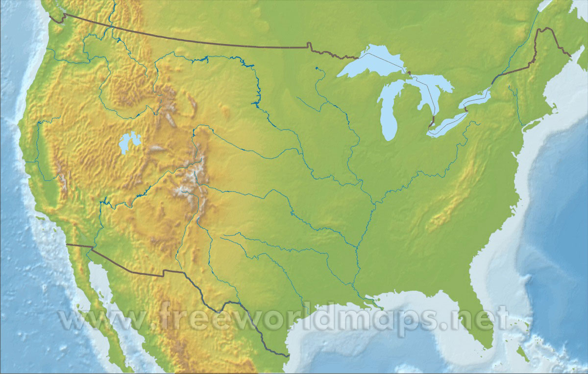 Detail Free Downloadable Us Map Nomer 34