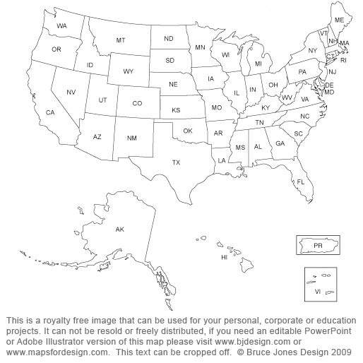 Detail Free Downloadable Us Map Nomer 46