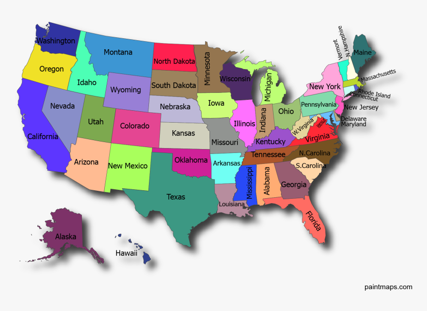 Detail Free Downloadable Us Map Nomer 50