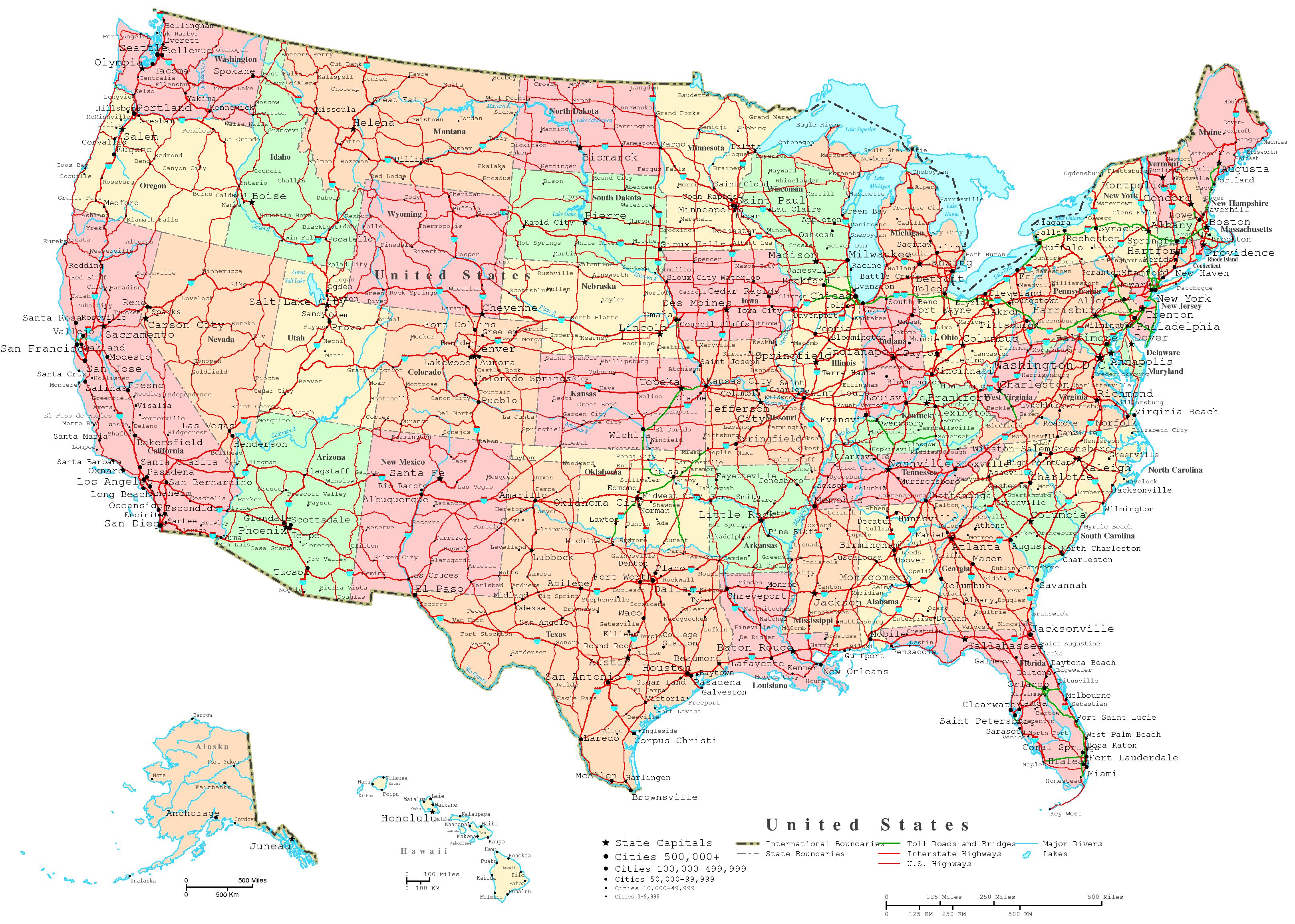 Detail Free Downloadable Us Maps Nomer 12