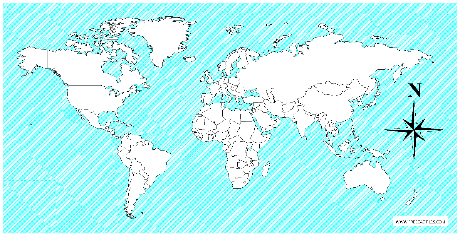 Detail Free Downloadable World Map Nomer 45