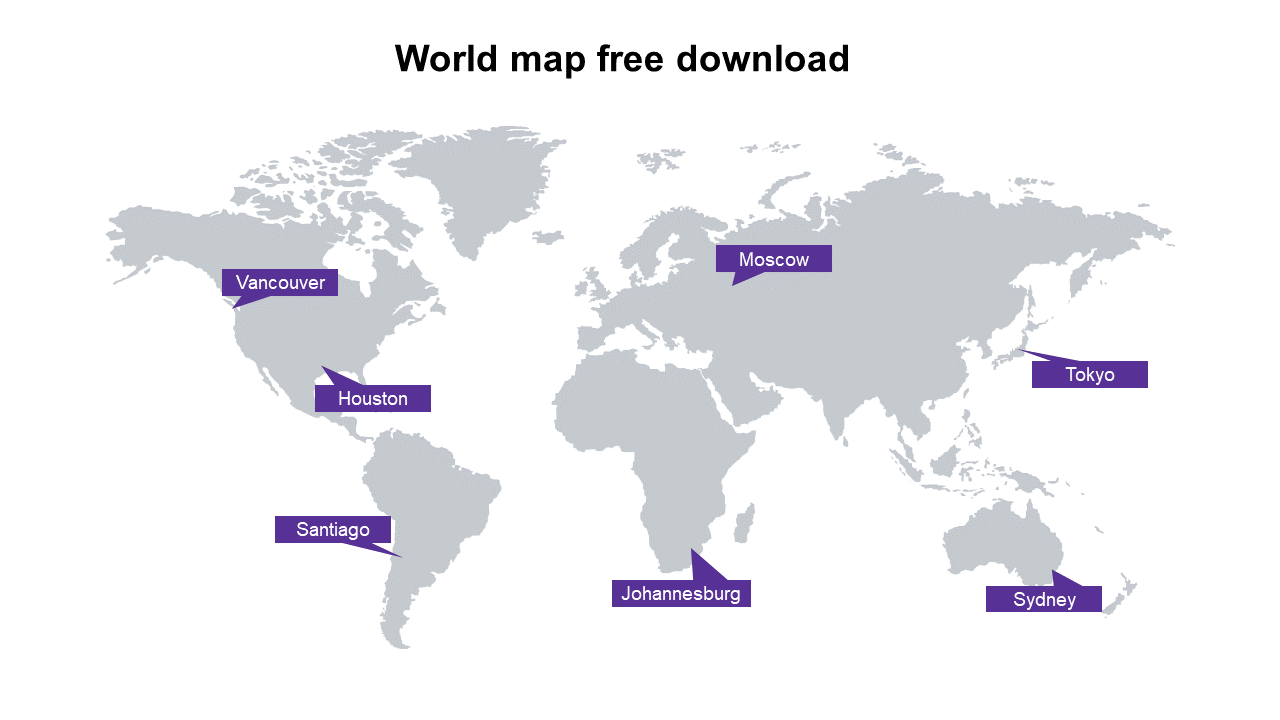 Detail Free Downloadable World Map Nomer 54