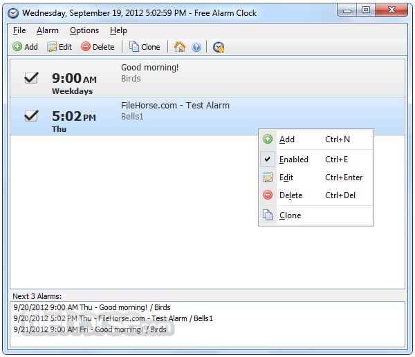 Detail Free Downloads Alarm Clock Nomer 11