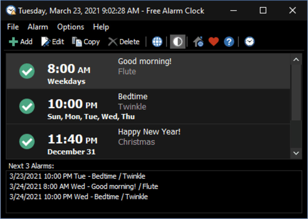 Detail Free Downloads Alarm Clock Nomer 12