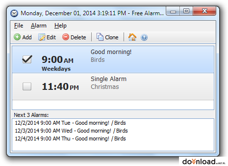 Detail Free Downloads Alarm Clock Nomer 8