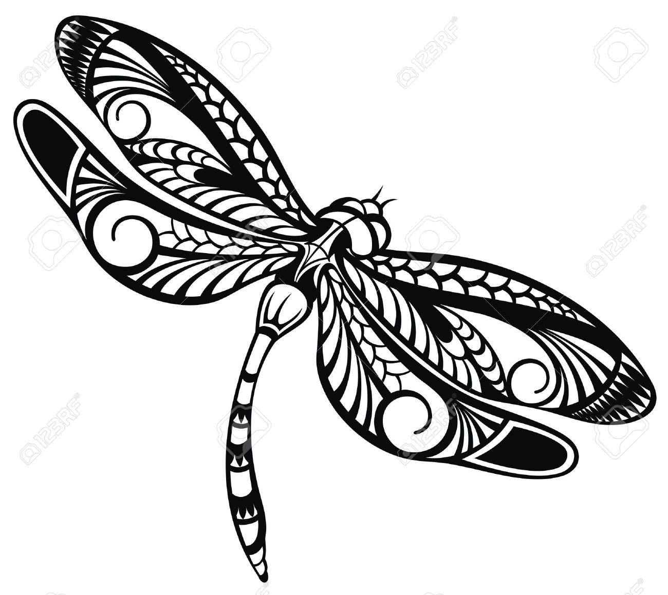 Detail Free Dragonfly Clipart Nomer 46