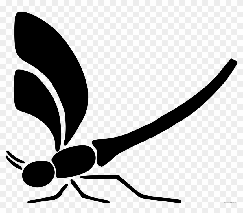 Detail Free Dragonfly Clipart Black And White Nomer 26