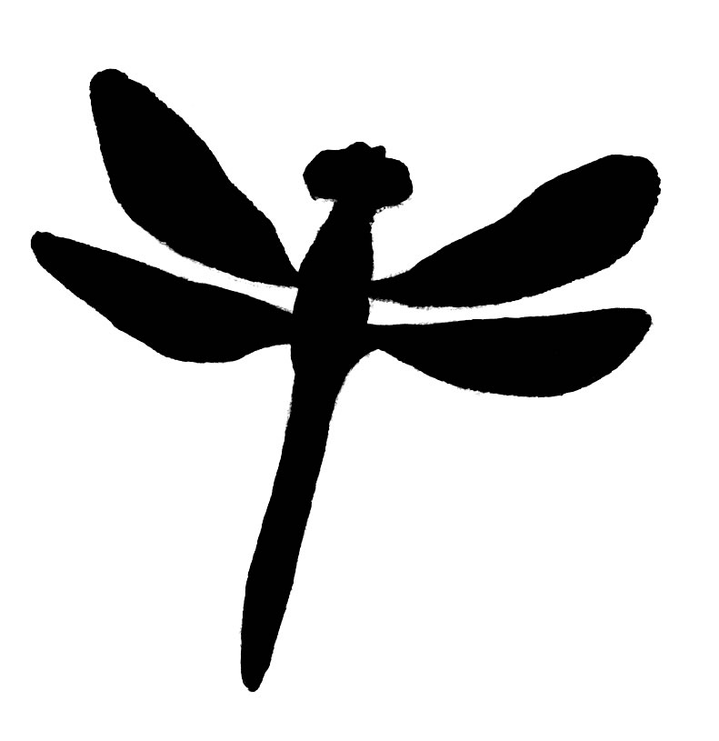 Detail Free Dragonfly Clipart Black And White Nomer 39