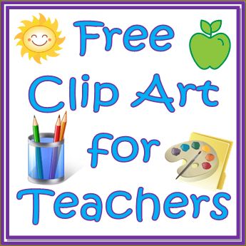 Detail Free Educational Clipart For Teachers Nomer 23