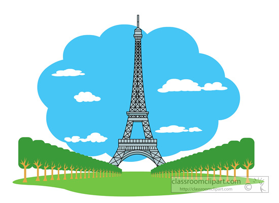 Detail Free Eiffel Tower Clip Art Nomer 30