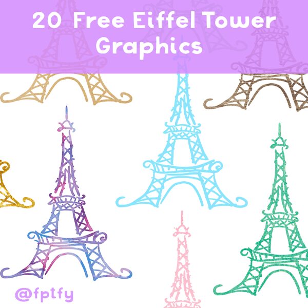 Detail Free Eiffel Tower Clipart Nomer 19