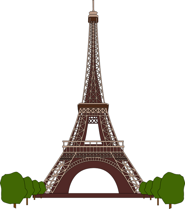 Detail Free Eiffel Tower Clipart Nomer 41
