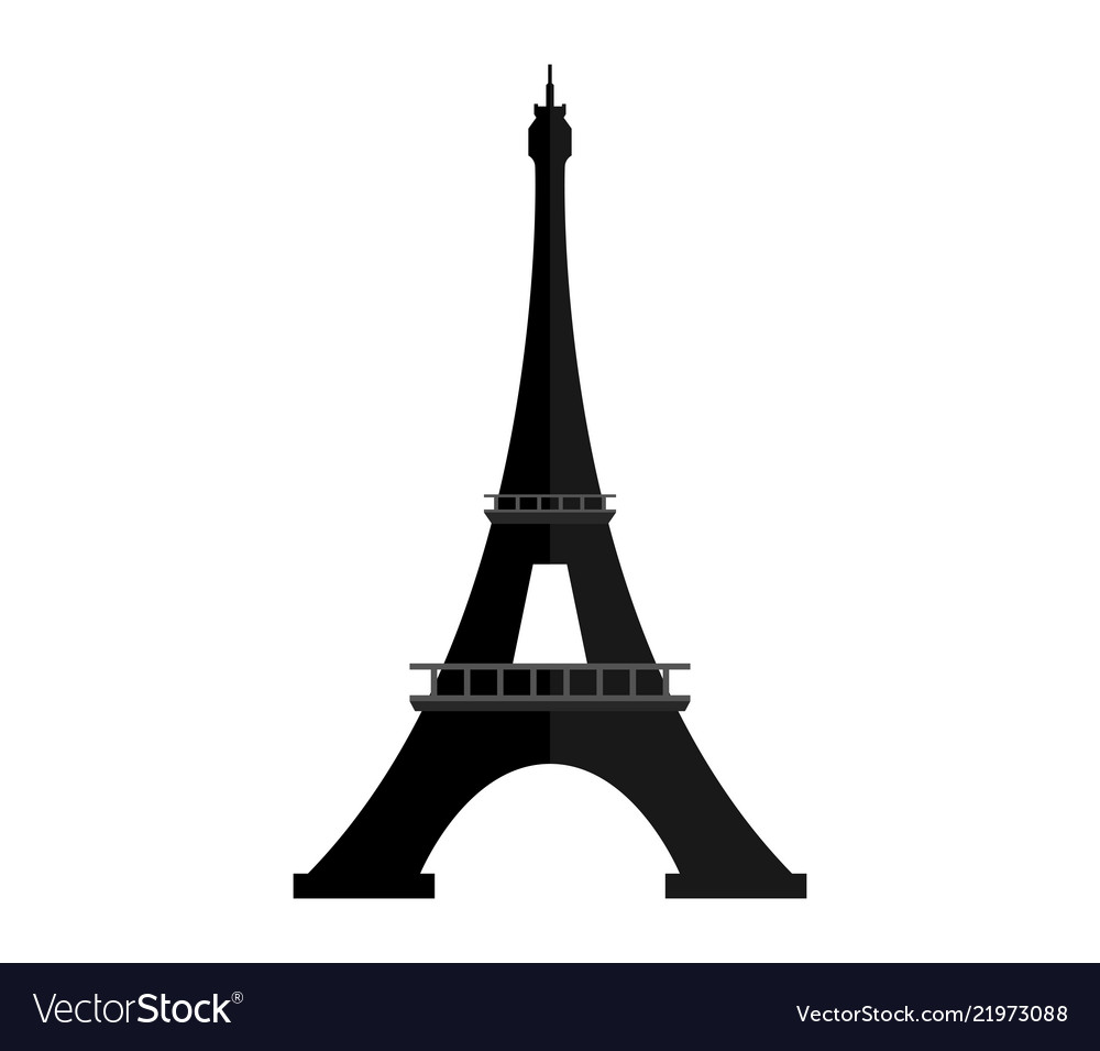 Detail Free Eiffel Tower Vector Nomer 11