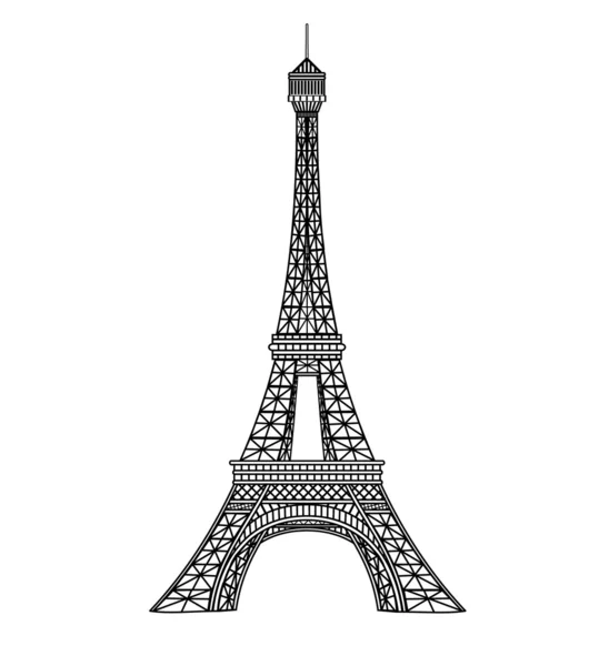 Detail Free Eiffel Tower Vector Nomer 21