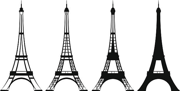 Detail Free Eiffel Tower Vector Nomer 30