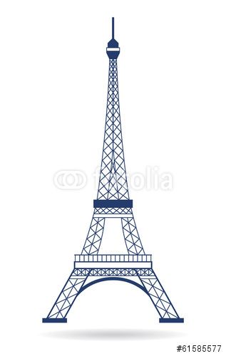 Detail Free Eiffel Tower Vector Nomer 56