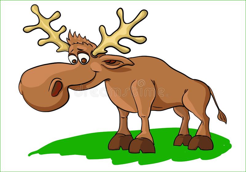 Detail Free Elk Clip Art Nomer 44