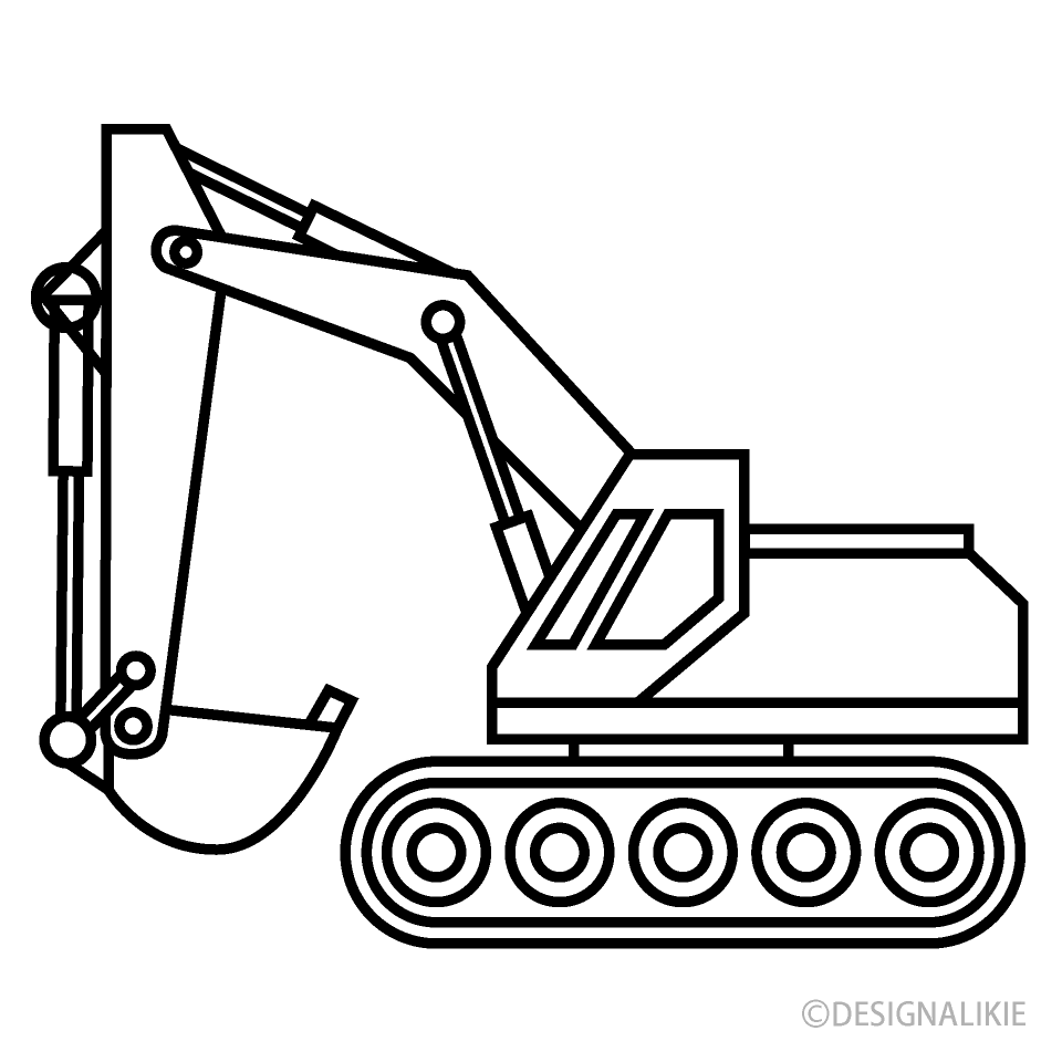 Detail Free Excavator Clipart Nomer 12