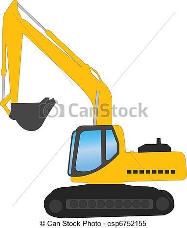 Detail Free Excavator Clipart Nomer 18