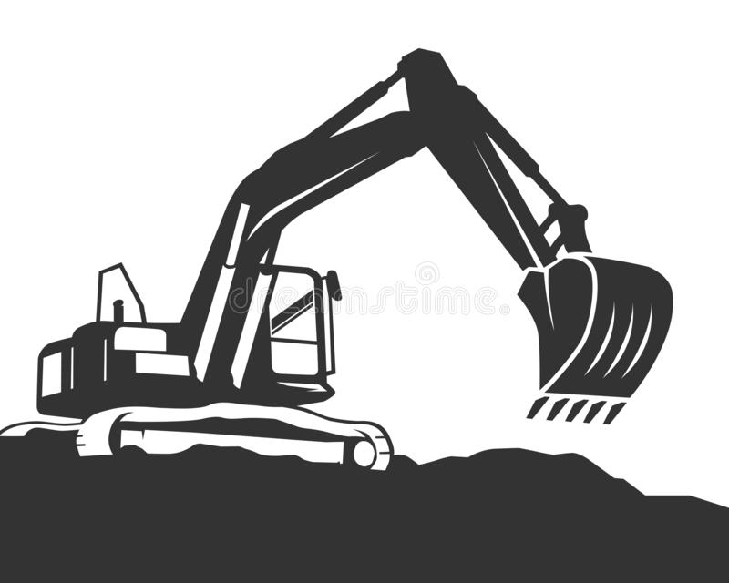 Detail Free Excavator Clipart Nomer 35