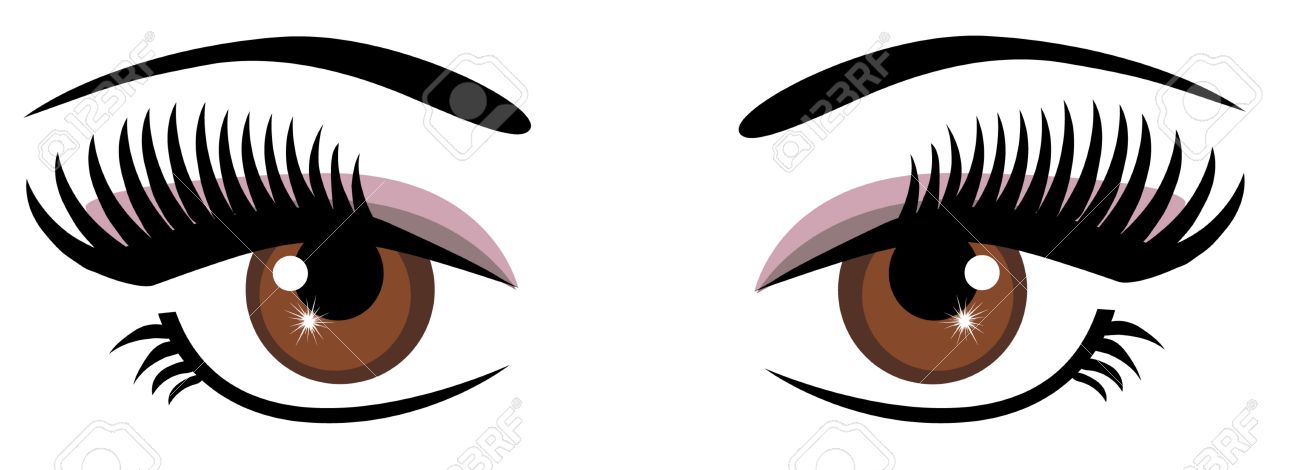 Detail Free Eyelashes Clipart Nomer 25