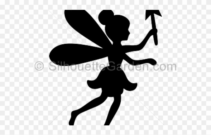 Detail Free Fairy Silhouette Clip Art Nomer 5