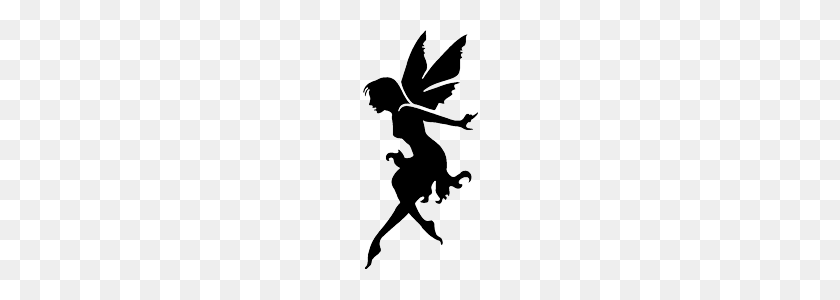 Detail Free Fairy Silhouette Clip Art Nomer 15