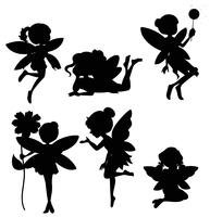 Detail Free Fairy Silhouette Clip Art Nomer 19