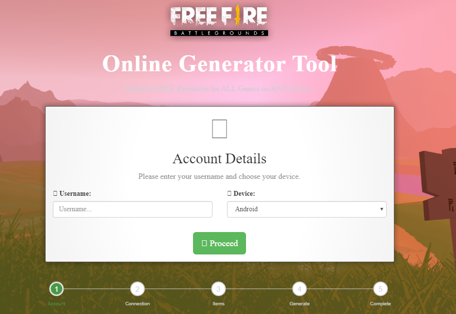 Free Fire Online Generator Tool Diamond Ff Gratis - KibrisPDR