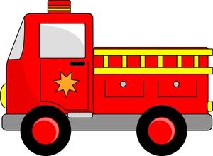 Detail Free Fire Truck Clip Art Nomer 13