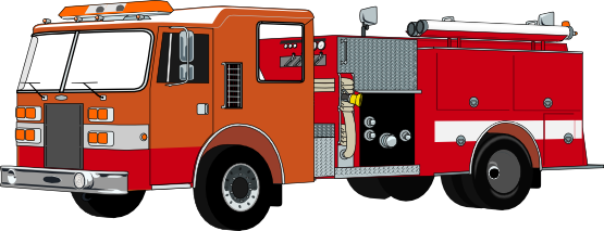 Detail Free Fire Truck Clip Art Nomer 15