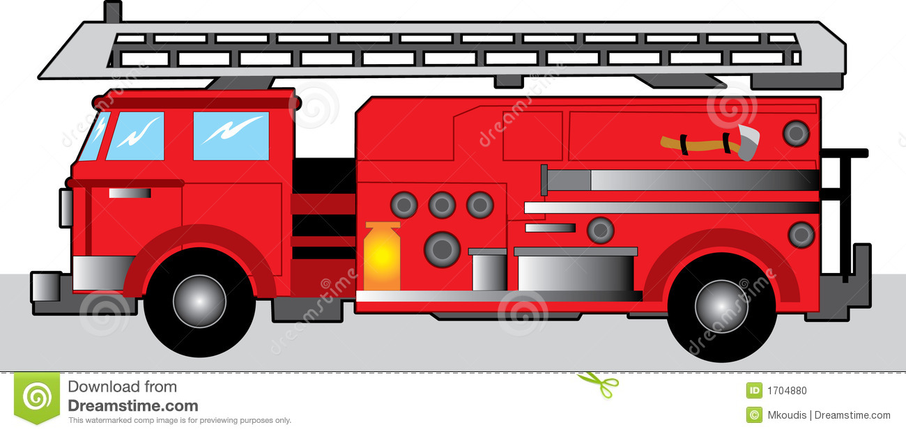 Detail Free Fire Truck Clip Art Nomer 16
