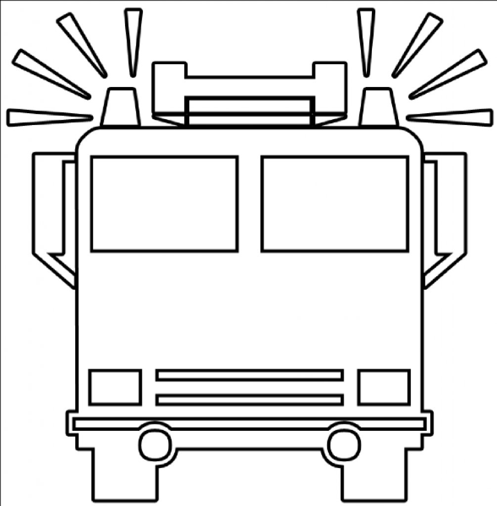 Detail Free Fire Truck Clip Art Nomer 37