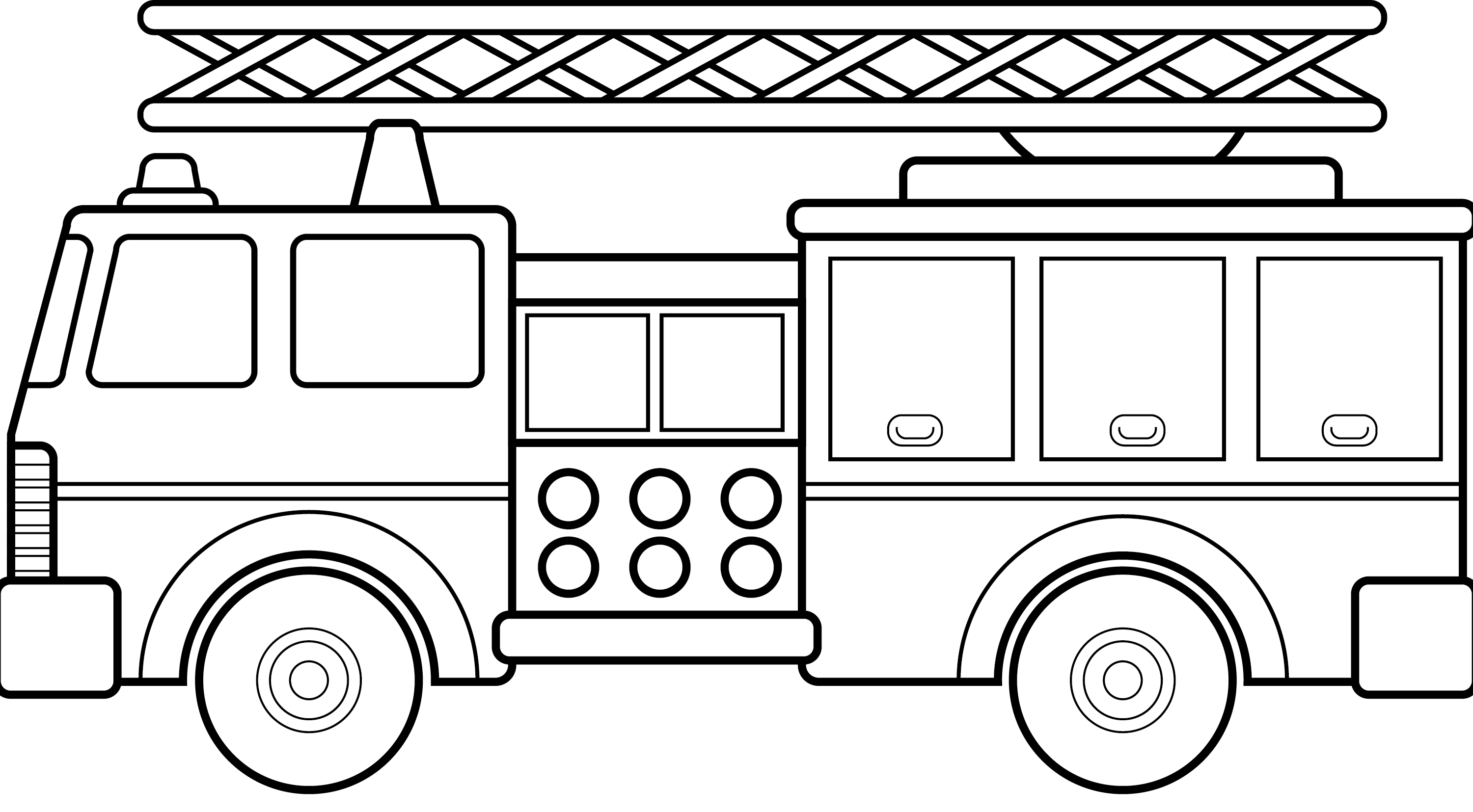 Detail Free Fire Truck Clip Art Nomer 44