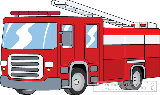 Detail Free Fire Truck Clip Art Nomer 5