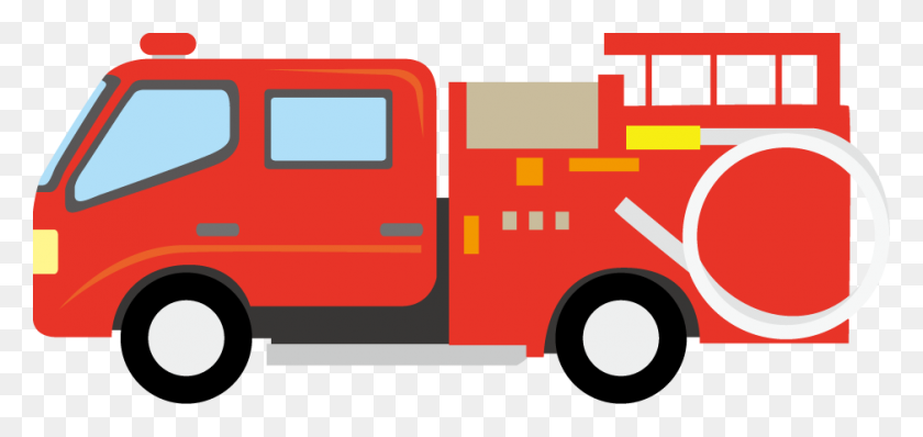 Detail Free Fire Truck Clip Art Nomer 8