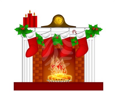 Detail Free Fireplace Clipart Nomer 39